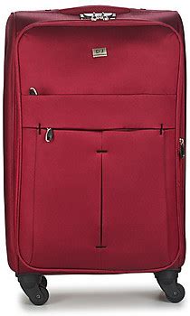 david jones red suitcases.